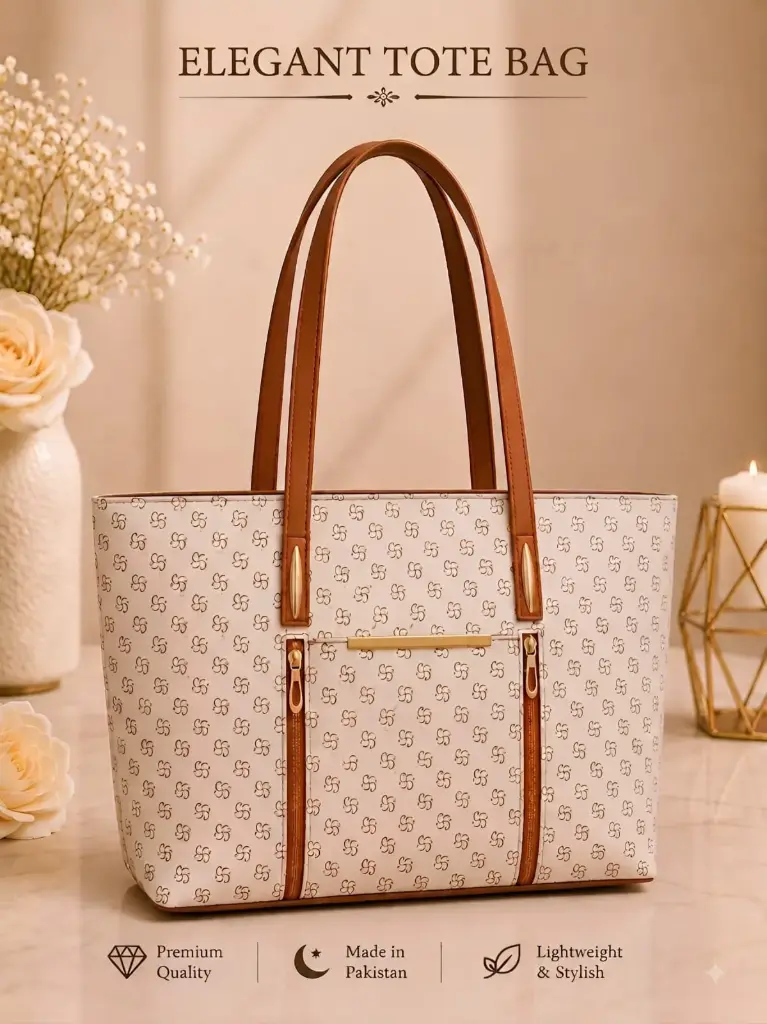 Pattern Tote Bag Stylish Durable Spacious Fashion Accessory Practical Choice For Daily Use Office College And Casual Outings | Blackcolour : Black , Brown , DarkBrown , Maroon , SkinColour
